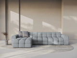 Kendal 5-Sitzer Ecksofa Links, mit Bezug aus Strukturierter Stoff (Ota10) in Platinum, 357x173 cm – Bild 2