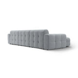 Kendal 5-Sitzer Ecksofa Links, mit Bezug aus Strukturierter Stoff (Ota10) in Platinum, 357x173 cm – Bild 5