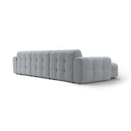 Kendal 5-Sitzer Ecksofa Links, mit Bezug aus Strukturierter Stoff (Ota10) in Platinum, 357x173 cm – Bild 5