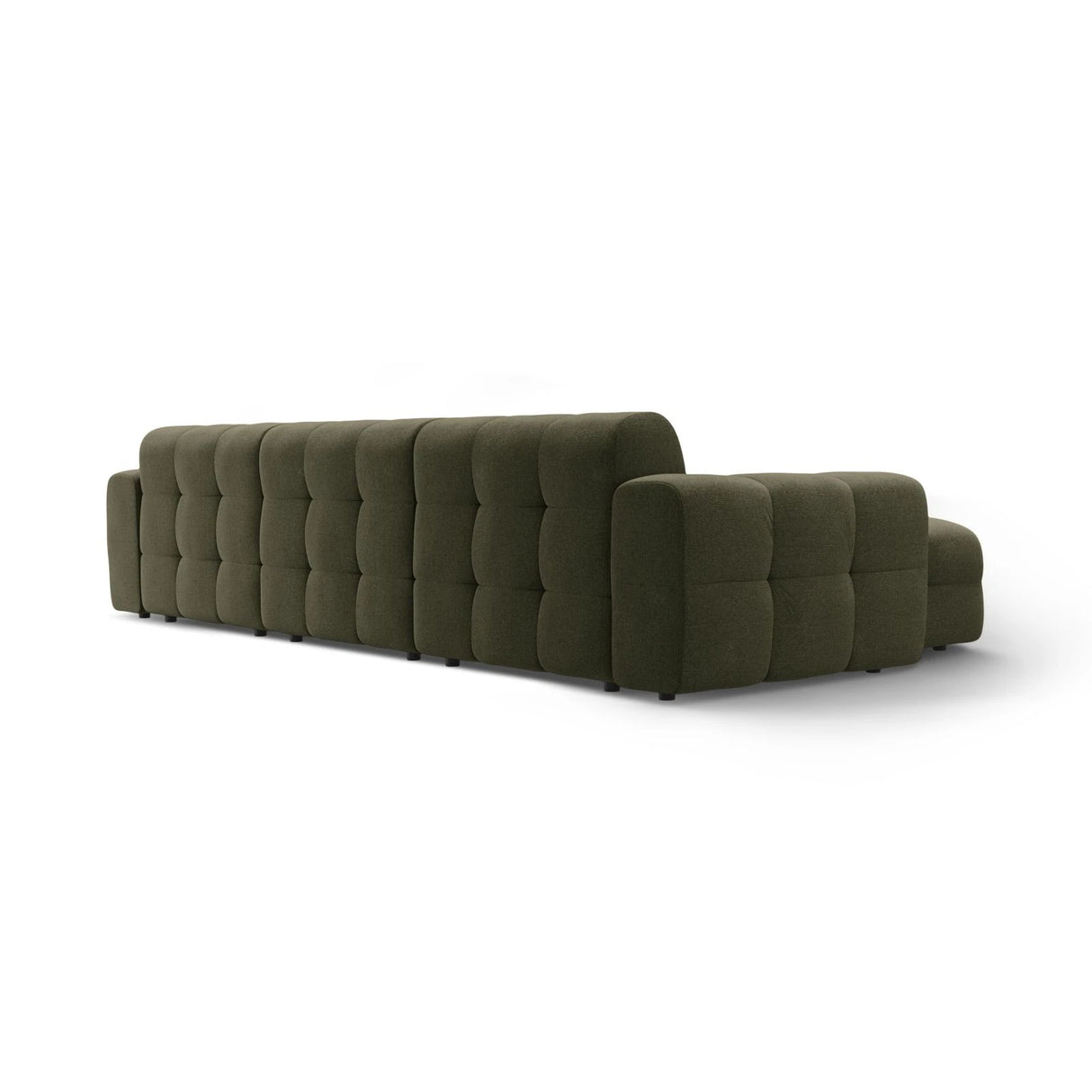 Kendal 5-Sitzer Ecksofa Links, mit Bezug aus Strukturierter Stoff (Ota13) in Amazon grün, 357x173 cm – Bild 5