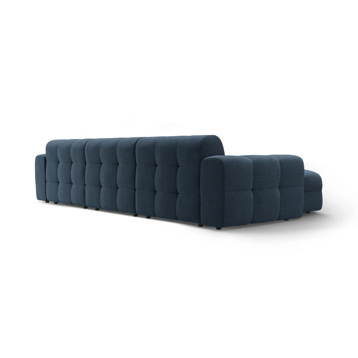 Kendal 5-Sitzer Ecksofa Links, mit Bezug aus Strukturierter Stoff (Ota18) in Marineblau, 357x173 cm – Bild 5