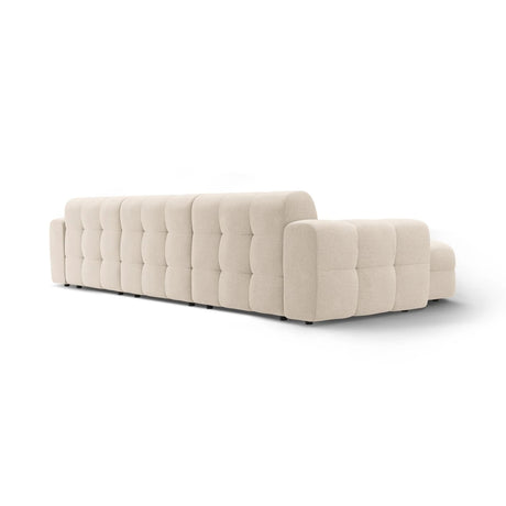 Kendal 5-Sitzer Ecksofa Links, mit Bezug aus Strukturierter Stoff (Ota8) in Beige, 357x173 cm – Bild 5