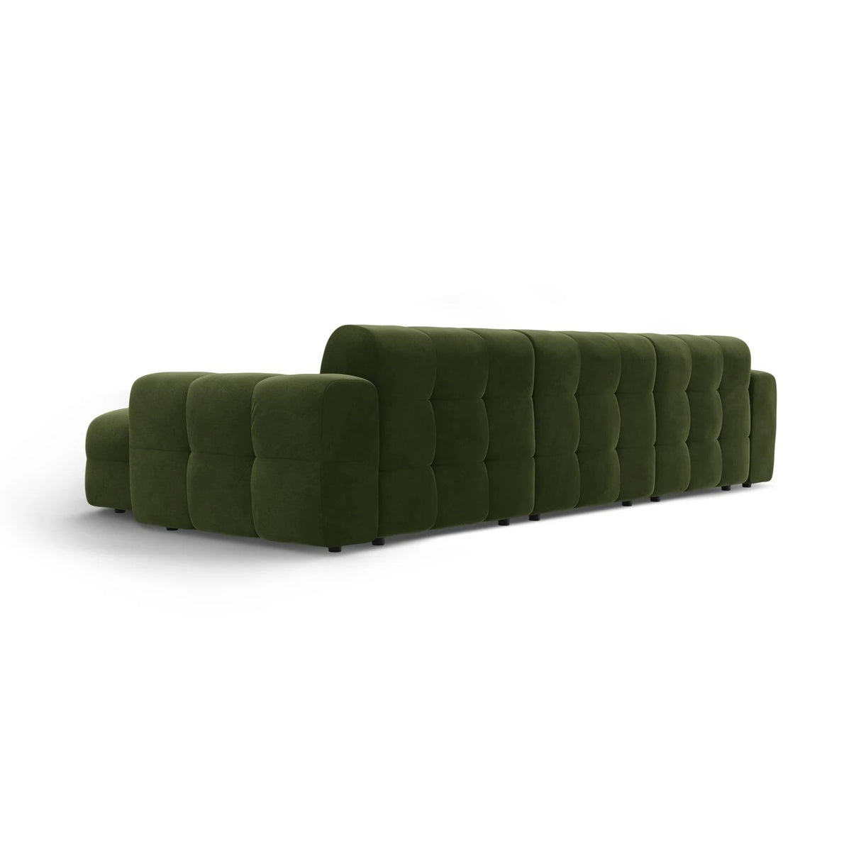 Kendal 5-Sitzer Ecksofa Rechts, mit Bezug aus Samt (Ma2295) in Army Green, 357x173 cm – Bild 5