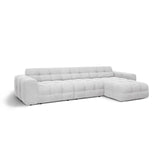 Kendal 5-Sitzer Ecksofa Rechts, mit Bezug aus Samt oder Strukturstoff, 357x173 cm – Bild 4