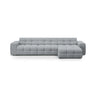 Kendal 5-Sitzer Ecksofa Rechts, mit Bezug aus Strukturierter Stoff (Ota10) in Platinum, 357x173 cm – Bild 1