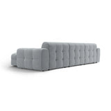 Kendal 5-Sitzer Ecksofa Rechts, mit Bezug aus Strukturierter Stoff (Ota10) in Platinum, 357x173 cm – Bild 5