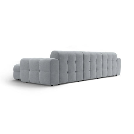 Kendal 5-Sitzer Ecksofa Rechts, mit Bezug aus Strukturierter Stoff (Ota10) in Platinum, 357x173 cm – Bild 5