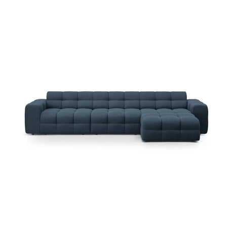 Kendal 5-Sitzer Ecksofa Rechts, mit Bezug aus Strukturierter Stoff (Ota18) in Marineblau, 357x173 cm – Bild 1