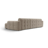 Kendal 5-Sitzer Ecksofa Rechts, mit Bezug aus Strukturierter Stoff (Ota7) in Dunkelbeige, 357x173 cm – Bild 5