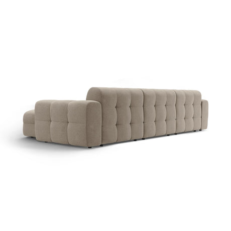 Kendal 5-Sitzer Ecksofa Rechts, mit Bezug aus Strukturierter Stoff (Ota7) in Dunkelbeige, 357x173 cm – Bild 5