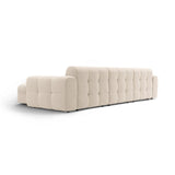 Kendal 5-Sitzer Ecksofa Rechts, mit Bezug aus Strukturierter Stoff (Ota8) in Beige, 357x173 cm – Bild 5