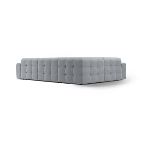 Kendal 6-Sitzer Ecksofa Links, mit Bezug aus Strukturierter Stoff (Ota10) in Platinum, 332x231 cm – Bild 5