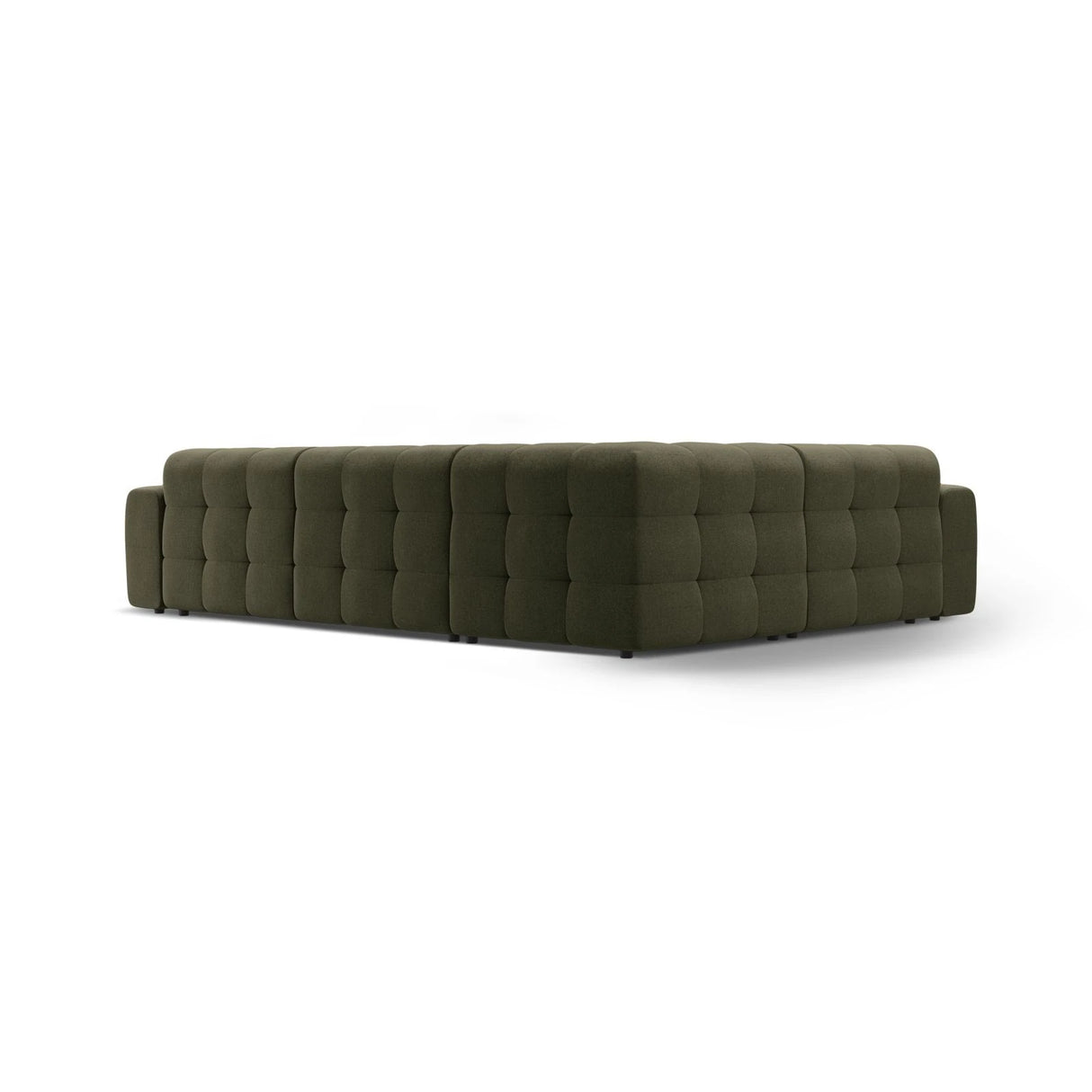 Kendal 6-Sitzer Ecksofa Links, mit Bezug aus Strukturierter Stoff (Ota13) in Amazon grün, 332x231 cm – Bild 5