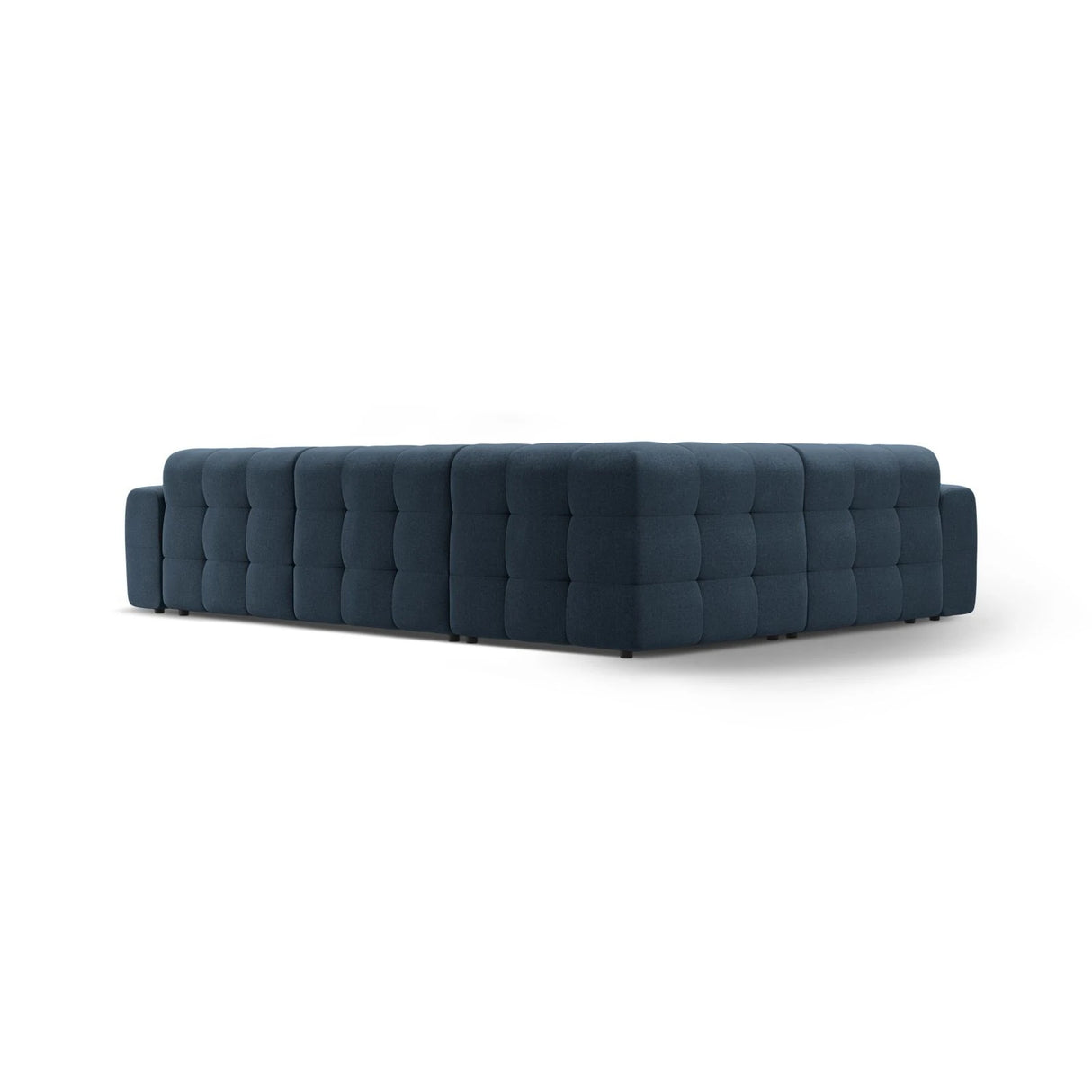 Kendal 6-Sitzer Ecksofa Links, mit Bezug aus Strukturierter Stoff (Ota18) in Marineblau, 332x231 cm – Bild 5