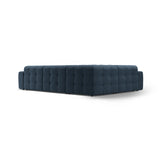 Kendal 6-Sitzer Ecksofa Links, mit Bezug aus Strukturierter Stoff (Ota18) in Marineblau, 332x231 cm – Bild 5