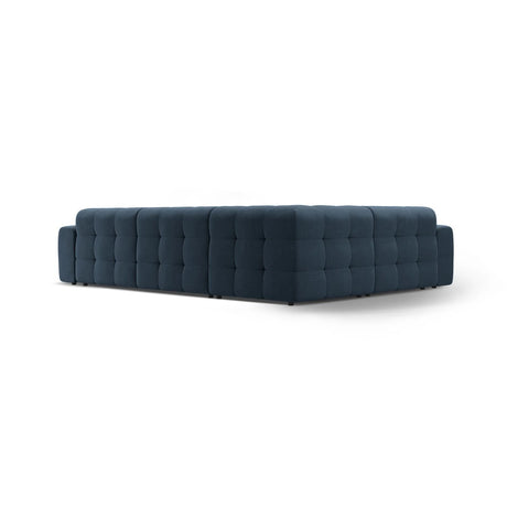 Kendal 6-Sitzer Ecksofa Links, mit Bezug aus Strukturierter Stoff (Ota18) in Marineblau, 332x231 cm – Bild 5