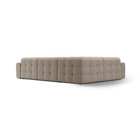 Kendal 6-Sitzer Ecksofa Links, mit Bezug aus Strukturierter Stoff (Ota7) in Dunkelbeige, 332x231 cm – Bild 5