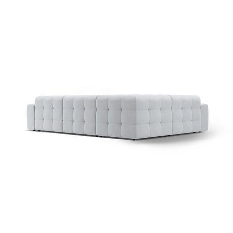 Kendal 6-Sitzer Ecksofa Links, mit Bezug aus Strukturierter Stoff (Ota9) in Hellgrau, 332x231 cm – Bild 5