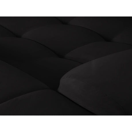 Kendal 6-Sitzer Ecksofa Rechts, mit Bezug aus Samt (Ma2219) in Schwarz, 332x231 cm – Bild 7