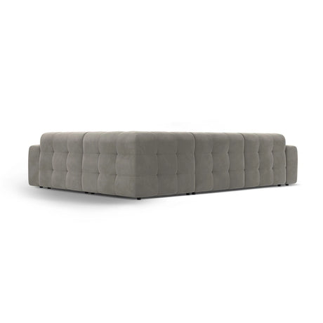Kendal 6-Sitzer Ecksofa Rechts, mit Bezug aus Samt (Ma2241) in Dunkelgrau, 332x231 cm – Bild 5