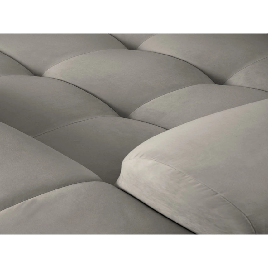 Kendal 6-Sitzer Ecksofa Rechts, mit Bezug aus Samt (Ma2241) in Dunkelgrau, 332x231 cm – Bild 7