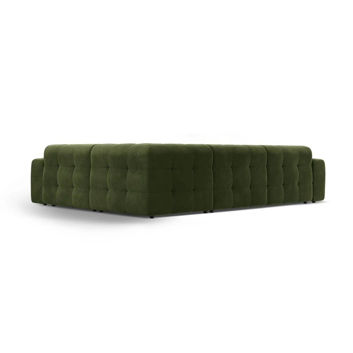Kendal 6-Sitzer Ecksofa Rechts, mit Bezug aus Samt (Ma2295) in Army Green, 332x231 cm – Bild 5