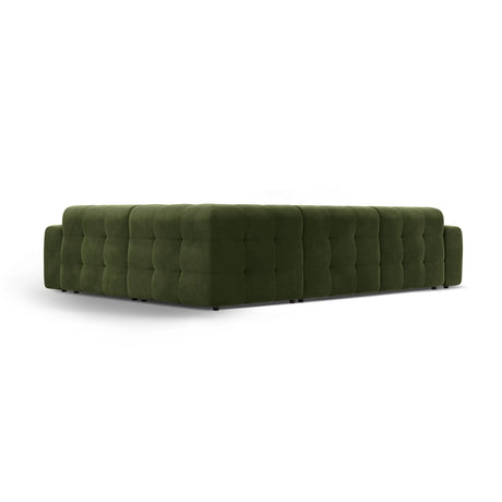 Kendal 6-Sitzer Ecksofa Rechts, mit Bezug aus Samt (Ma2295) in Army Green, 332x231 cm – Bild 5