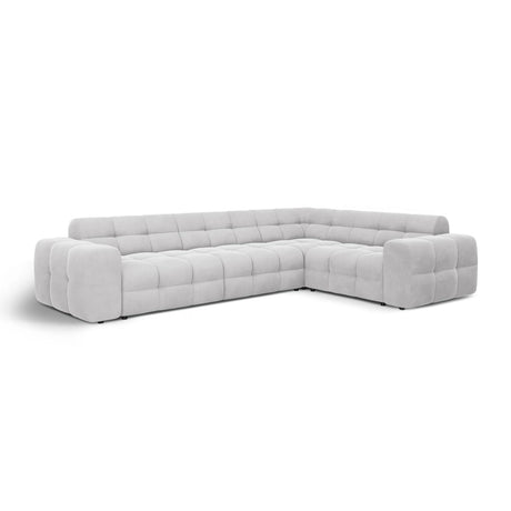Kendal 6-Sitzer Ecksofa Rechts, mit Bezug aus Samt oder Strukturstoff, 332x231 cm – Bild 4