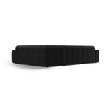 Kendal 6-Sitzer Ecksofa Rechts, mit Bezug aus Strukturierter Stoff (Ota12) in Schwarz, 332x231 cm – Bild 5