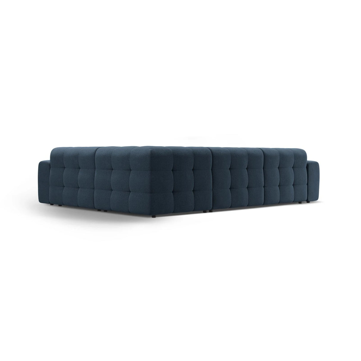 Kendal 6-Sitzer Ecksofa Rechts, mit Bezug aus Strukturierter Stoff (Ota18) in Marineblau, 332x231 cm – Bild 5