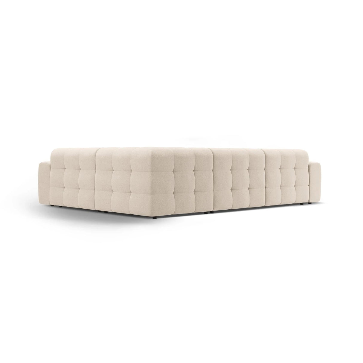 Kendal 6-Sitzer Ecksofa Rechts, mit Bezug aus Strukturierter Stoff (Ota8) in Beige, 332x231 cm – Bild 5