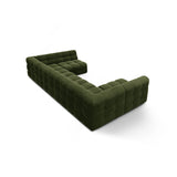 Kendal 7-Sitzer Panorama-Sofa mit Bezug aus Samt (Ma2295) in Army Green, 372x203 cm – Bild 5