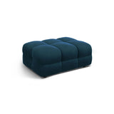 Kendal Pouf mit Bezug aus Samt (Ma2211) in Marineblau, 104x72 cm – Bild 3