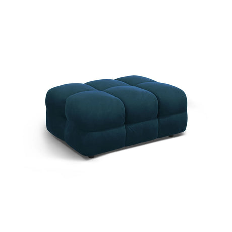 Kendal Pouf mit Bezug aus Samt (Ma2211) in Marineblau, 104x72 cm – Bild 3