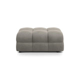 Kendal Pouf mit Bezug aus Samt (Ma2241) in Dunkelgrau, 104x72 cm – Bild 1