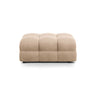 Kendal Pouf mit Bezug aus Samt (Ma2282) in Almond Beige, 104x72 cm – Bild 1