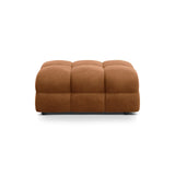 Kendal Pouf mit Bezug aus Samt (Ma2286) in Camel, 104x72 cm – Bild 1