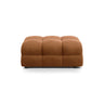 Kendal Pouf mit Bezug aus Samt (Ma2286) in Camel, 104x72 cm – Bild 1