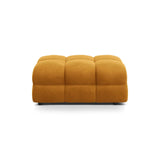 Kendal Pouf mit Bezug aus Samt (Ma2288) in Mustard, 104x72 cm – Bild 1