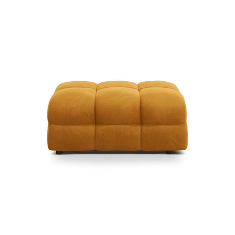 Kendal Pouf mit Bezug aus Samt (Ma2288) in Mustard, 104x72 cm – Bild 1
