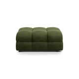 Kendal Pouf mit Bezug aus Samt (Ma2295) in Army Green, 104x72 cm – Bild 1