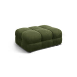 Kendal Pouf mit Bezug aus Samt (Ma2295) in Army Green, 104x72 cm – Bild 3