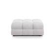 Kendal Pouf mit Bezug aus Samt oder Strukturstoff, 104x72 cm – Bild 1