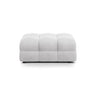 Kendal Pouf mit Bezug aus Samt oder Strukturstoff, 104x72 cm – Bild 1