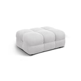 Kendal Pouf mit Bezug aus Samt oder Strukturstoff, 104x72 cm – Bild 3