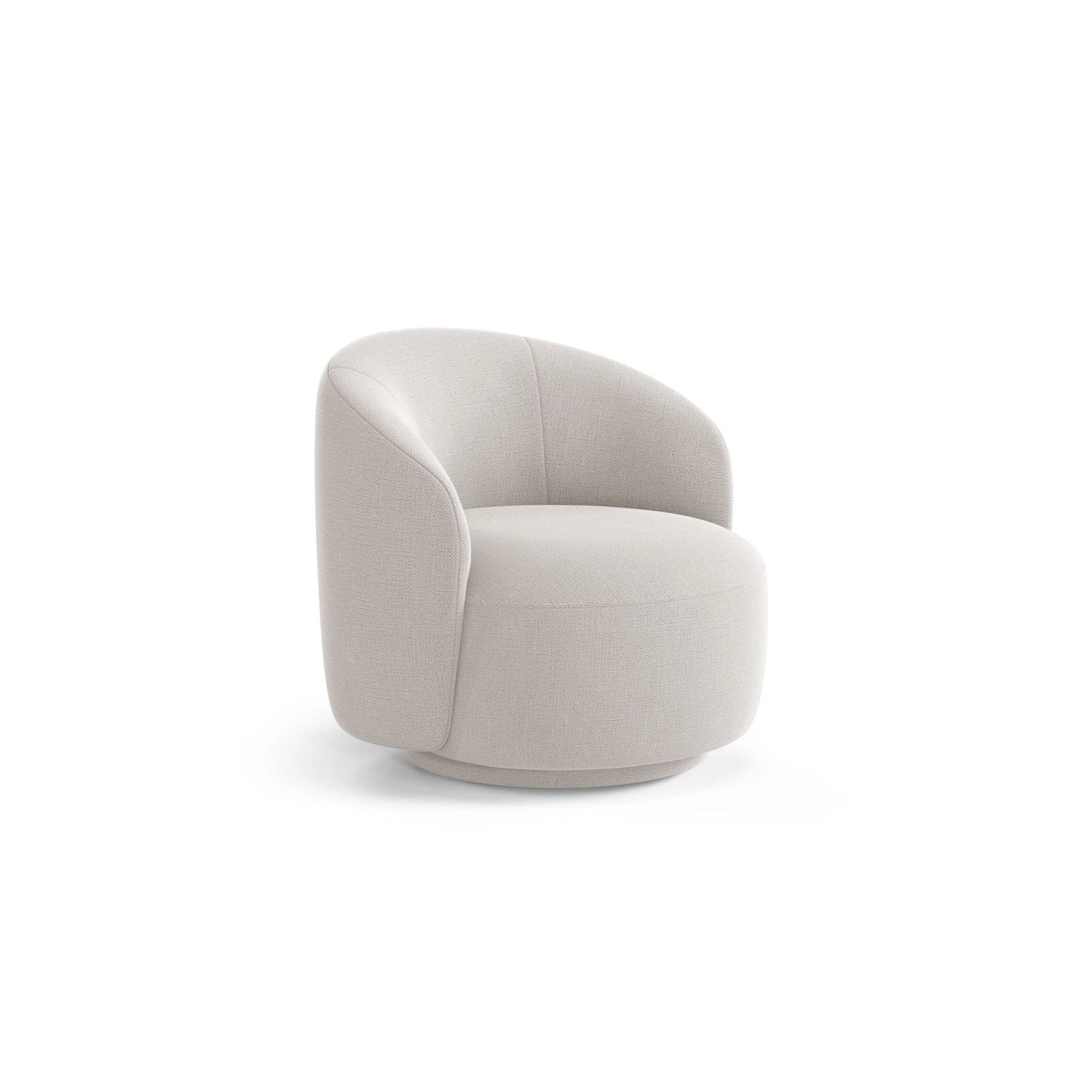 Letizia Sessel aus Samt, Boucle oder Strukturstoff, 86x83 cm – Bild 3