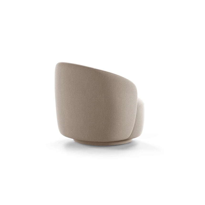 Letizia Sessel aus Strukturierter Stoff (Moly 11) in Cappuccino, 86x83 cm – Bild 4