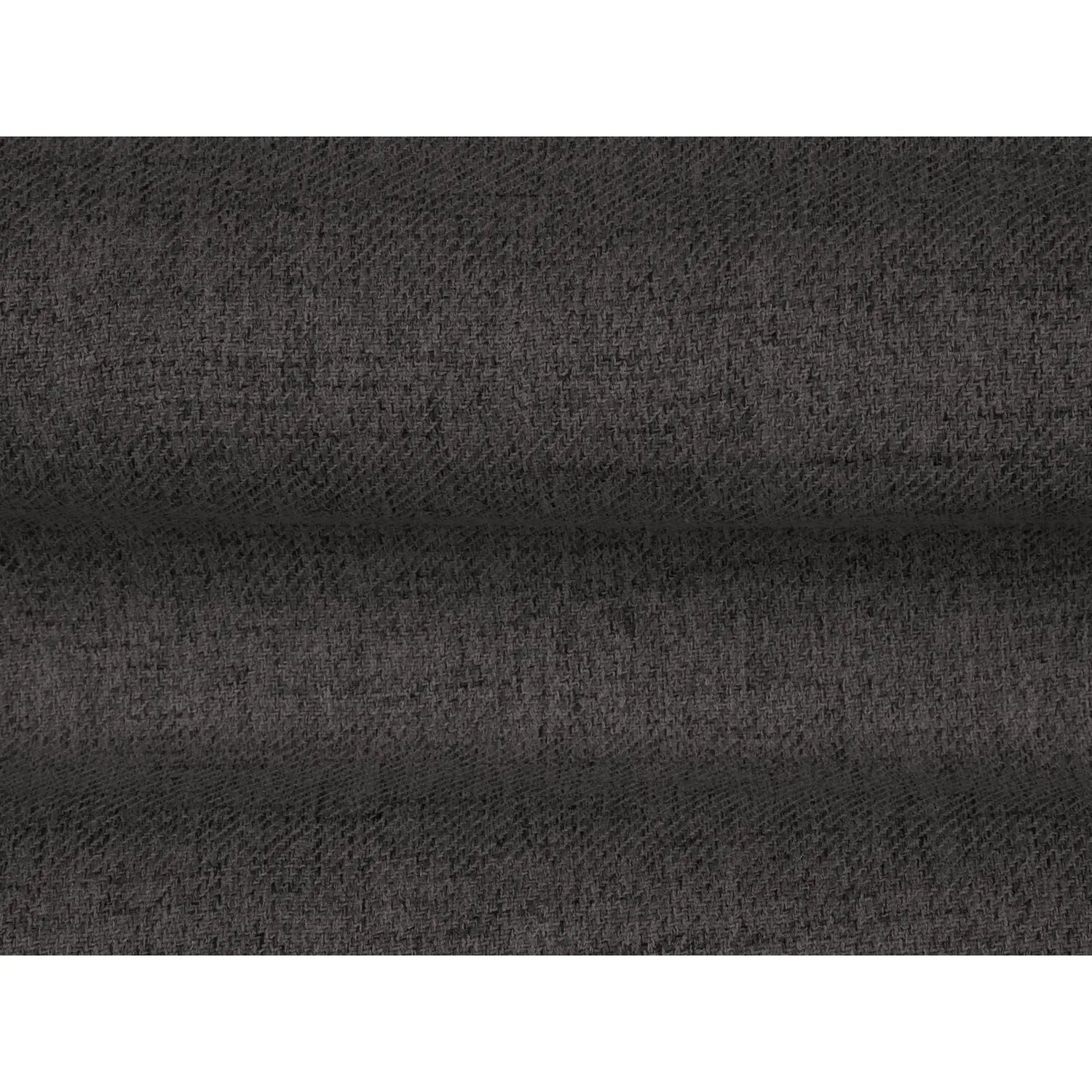Mamaia 2-Sitzer Chaiselongue Linke Seite, Beine Goldmetall, mit Bezug aus Strukturierter Stoff (Nev97) in Dunkelgrau, 185x102 cm – Bild 4