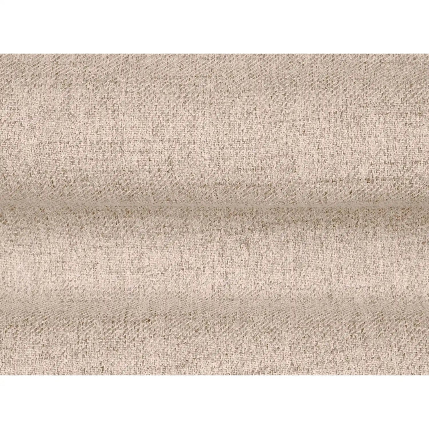 Mamaia 2-Sitzer Chaiselongue Linke Seite, Metallbeine Schwarz, mit Bezug aus Strukturierter Stoff (Nev04) in Beige, 185x102 cm – Bild 4