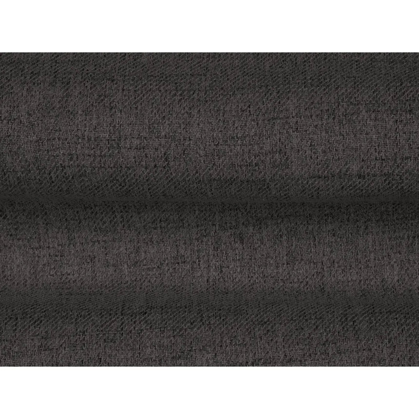Mamaia 2-Sitzer Chaiselongue Linke Seite, Metallbeine Schwarz, mit Bezug aus Strukturierter Stoff (Nev97) in Dunkelgrau, 185x102 cm – Bild 4